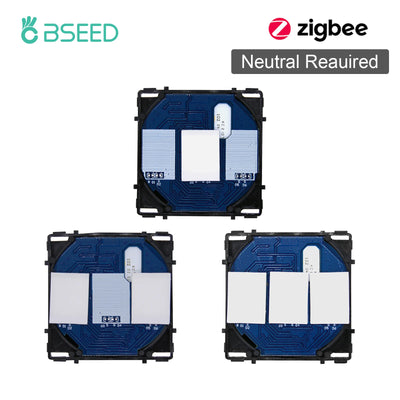 BSEED Tuya Smart Zigbee Touch Switch Wall Light Function | SAMAG