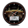 Modern Wall Clock 33cm Large Screen Round Clock With Roman Numerals Display For Living Room Bedroom Office Dropshipping