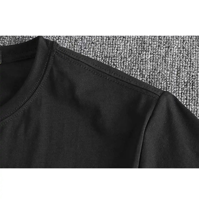 Men's Summer 100% Cotton Short Sleeve Hip - Hop Graphic Basic Couple Tee Casual Y2k Tops Breathable Clothing - View 4 | SAMAG