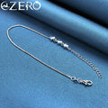 ALIZERO 18K Gold Bracelet 925 Sterling Silver Heart Beads Box Chain Bracelet For Women Fashion Charms Jewelry Wedding Gift