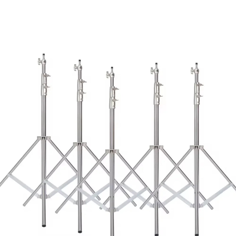 290cm Air Pressure Tripod Bearing 10kg for Camera Stainless Steel Light Stand For Ring Light Live Youtube and Photography Soft