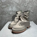 Men's High Top Shoes Platform Zip Leather Luxury Sneakers High Street Autumn Black Designer Boots
