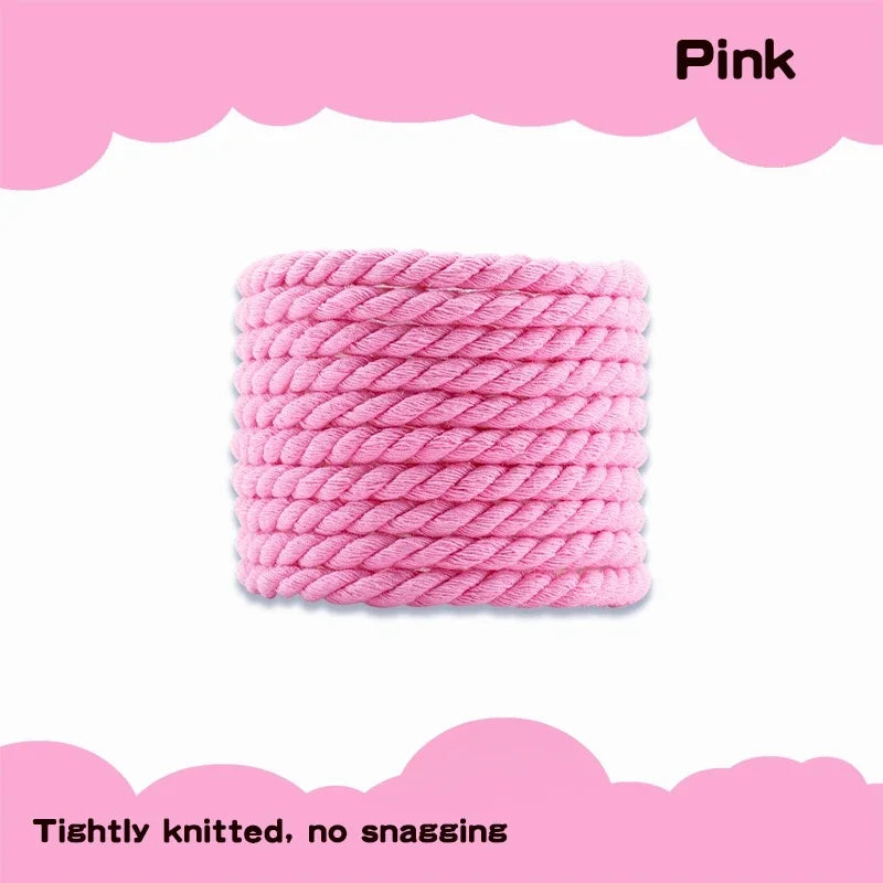 1Pair Round Shoelaces 6mm Thicker Cotton Shoelace AF1/AJ1 Twisted Rope Laces Sneakers Boots Shoe Laces for Shoes 120/140/160CM