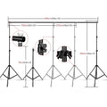SH Photography Background Backdrop Stand Support Picture Canvas Frame System Kit With Carry Case For Muslin Photo Video Studio