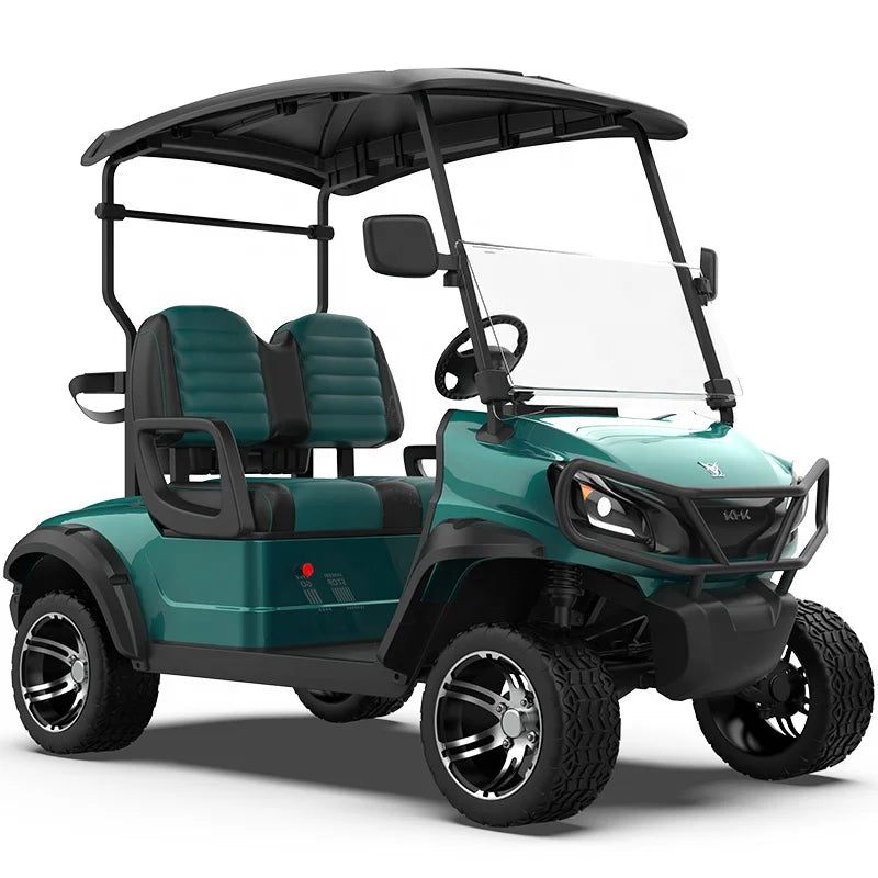 48V Electric Golf Cart 2 Seater 5KW Motor Independent Suspension Disc Brake Utility Vehicle 90km Range
