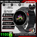 2026 New 1100mah AMOLED Smart Watch Men 170+Sport Fitness LED Flashlight IP69 Waterproof Bluetooth call GPS track Smartwatch iOS