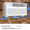 Window-type air conditioners with single cooling are smal
I, 1 HP, 1.5 B, 5000/9000/12000 BTU fixed frequency inve
rter