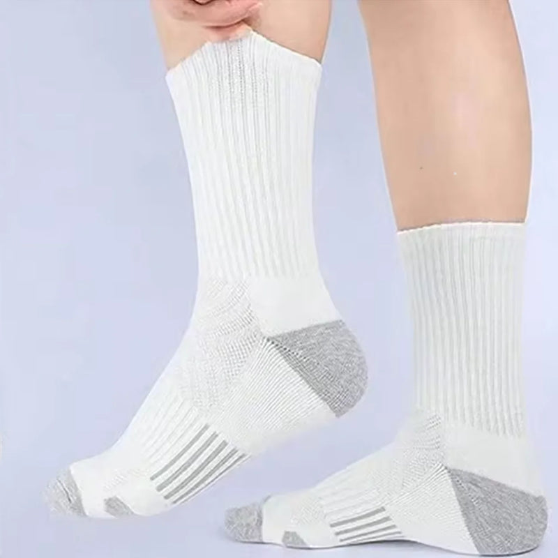 5Pairs Men's Outdoor Gym Socks Comfortable Soft | SAMAG