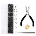 A Set Jewelry Findings Tool Open Jump Rings, Pliers, Lobster Clasps Hooks, Tweezers Making Supplies - Visuel 11 | SAMAG