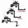 Waterproof Sticker + Flex For iPhone 11 Pro X Xr Xs Max 7 8 Plus Phone Top Proximity Sensor Ear Earpiece Speaker Flex Cable