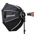 Triopo KX90 90cm KX65 65cm Speedlite Octagon Umbrella Softbox Outdoor Flash Soft Box for Godox V1 Speedlite Softbox ﻿