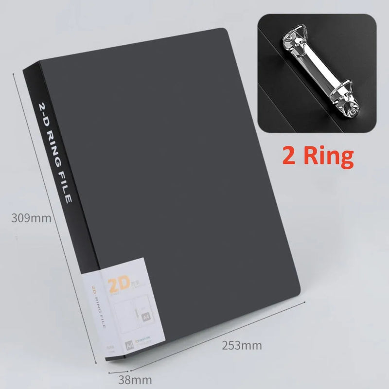 A4 Binder Folder File Folders Office Document Organizer File Binder 240 Sheets Capacity Desk Organizer Office Students Supplies