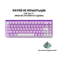 Akko RAY68 HE Mechanical Keyboard 65% Magnetic Switch Rapid Trigger 0.01mm 8K RGB with Lightbox Custom ESports Gaming Keybaord