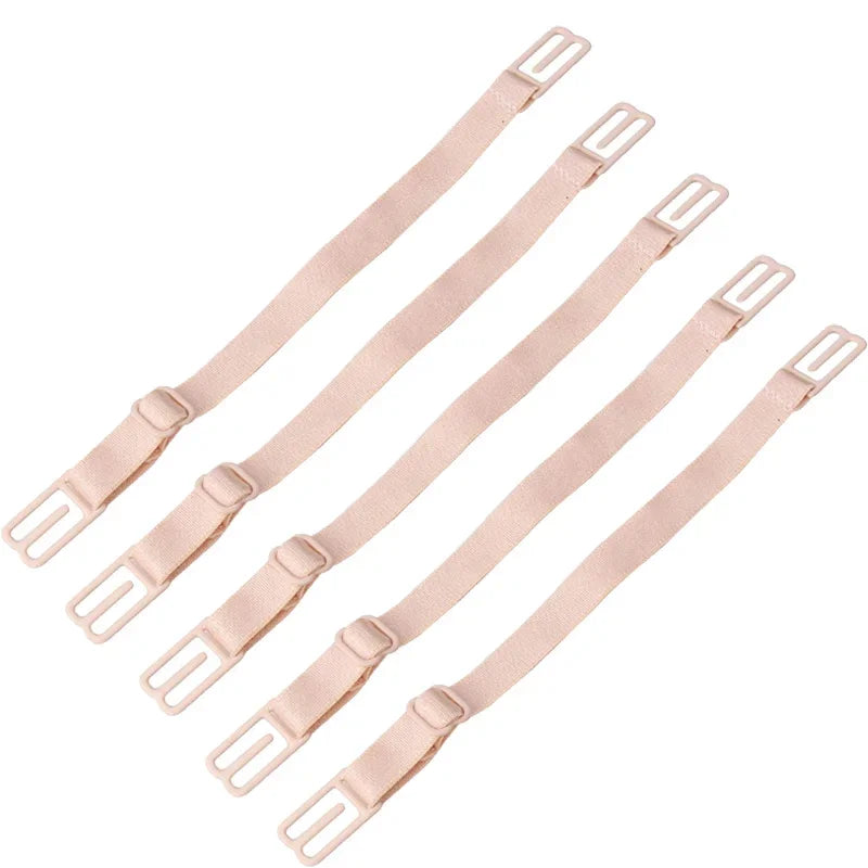 1-5Pcs Women's Adjustable Bra Strap Holder All Match Invisible Non-slip Shoulder Straps Belt Buckles Underwear Lingerie Extender