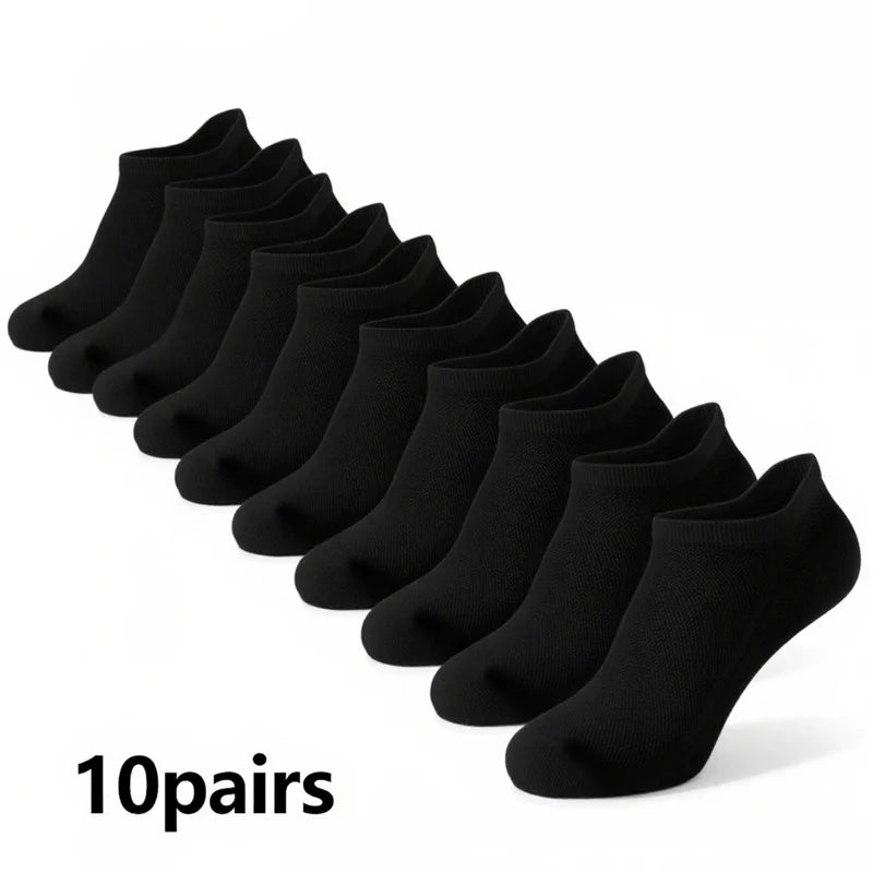 Pairs Men's Ankle Socks, Breathable Mesh Sports Casual | SAMAG