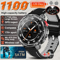 2026 New T-Rex3 Pro 1100mAh Battery Smart Watch GPS Path 5ATM Waterproof Sports Run Tracker Outdoors Compass Military Smartwatch