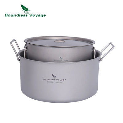 Boundless Voyage 2L 5L Big Capacity Soup Pot Titanium | SAMAG