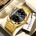 Ultra Thin Fashion Quartz Watch Men Women Minimalist Style Waterproof Luminous Wristwatch Comfortable Strap Daily Office Gift
