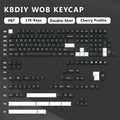 KBDiy GMK Blue Samurai Keycap Cherry Profile Double Shot PBT ISO Keycaps For Gamer Mechanical Keyboard Kit Gaming Point Key Cap