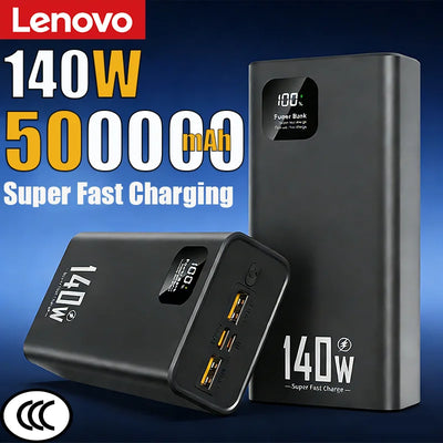 Lenovo 140W PowerBank 500000mAh High Capacity Super Fast | SAMAG