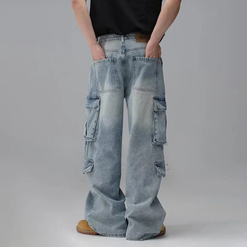 Men'S Spring And Summer Multi Pocket Workwear Design | SAMAG
