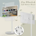 24 Inch Movable  Follow by Me Touch Screen Smart Tv with Battery Interactive Portable Monitor
