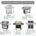 Adjustable Barbecue BBQ Grill Flame Tamers Burner Covers - View 4 | SAMAG