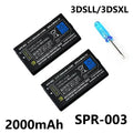 SPR-003 SPR003 SPR 003 2000mAh Rechargeable Li-ion Battery For Nintendo 3DS ll 3DSLL 3DSXL with tool packet