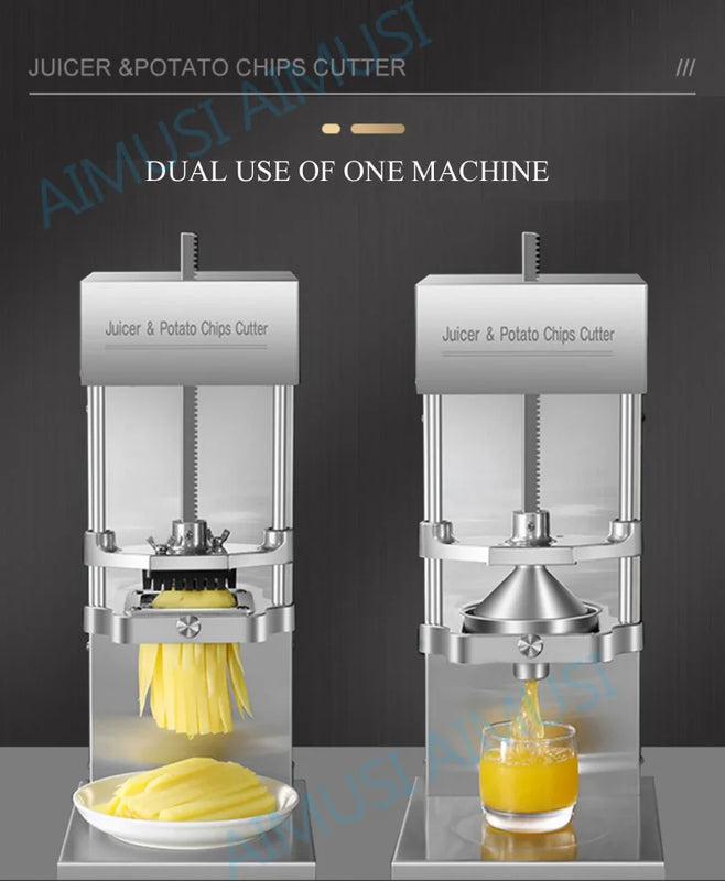 Electric Potato Cutter Shredder French Fries Slicer Potato Chips Making Machine Kitchen Tools