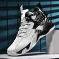 Men's High Top Basketball Shoes Thick Bottom Anti Slip Sneakers Casual Comfortable Outdoor Athletic Training Unisex Sports Shoes