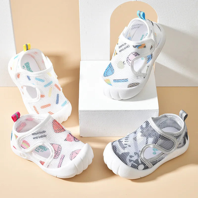 Brand Baby Sandals Summer New 0-3y Baby Walking Shoe Light Gril Sandals Anti Slip Soft Sole Boy Shoe Popular Wholesale Kid Shoes