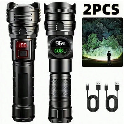 Super Bright Rechargeable LED Flashlight with COB Side | SAMAG