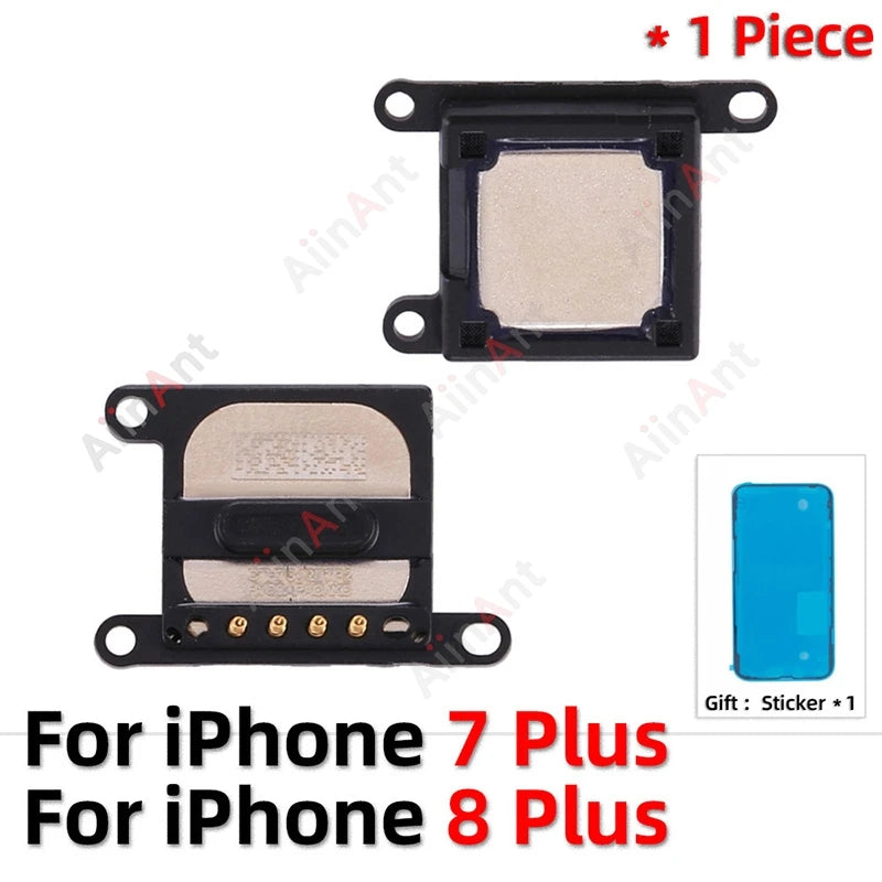 Waterproof Sticker + Flex For iPhone 11 Pro X Xr Xs Max 7 8 Plus Phone Top Proximity Sensor Ear Earpiece Speaker Flex Cable