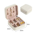 Double-layer Jewlery Box Ring Box Jewelry Boxes with Locks, PU Leather Jewelry Storage Organizer and Makeup Case