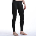 Brand Men Long Johns Tight Underwear Men Sexy U Convex Penis Pouch Leggings Gay Comfort Homewear Lounge Pants Thermal Underpants
