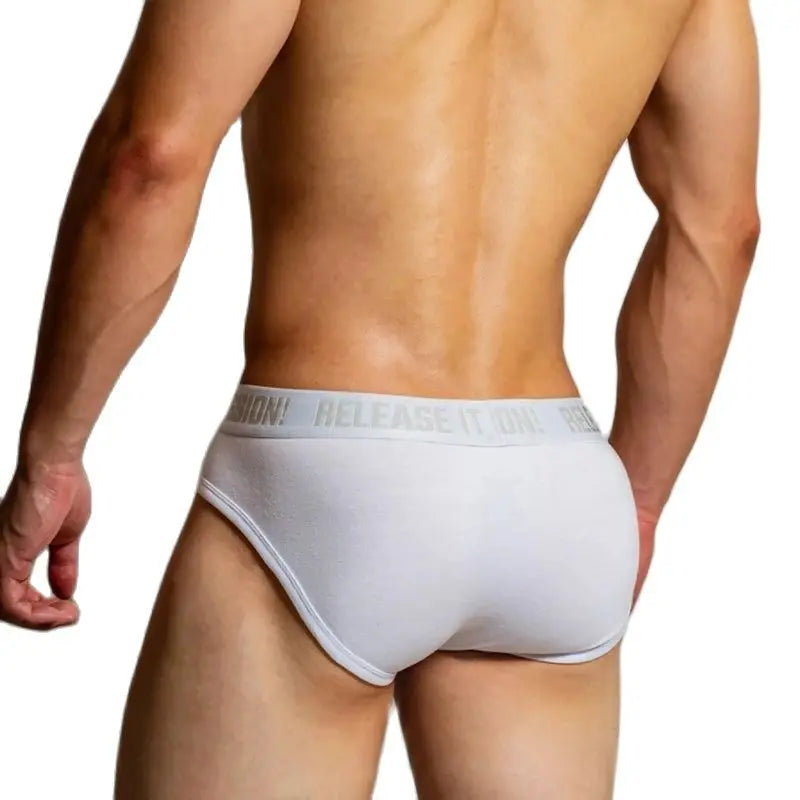 Male Underwear Gay Cuecas Masculinas Solid Sexy Men's Briefs Low-Rise Ropa Interior Hombre Underwear Men Sissy Slip Homme Sport