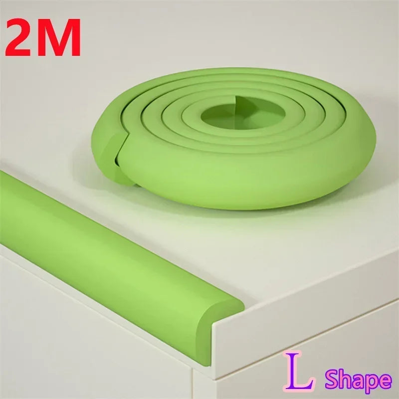 2M Baby Safety Soft Anti-Collision Foam Strip Home Table Corner Protector Tape Table Edge Protector for Baby Protection Products
