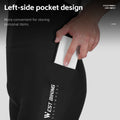 WEST BIKING Men Cycling Shorts With Pockets Anti Slip 4-Way Stretch Sponge Pad Men's Shorts Quick Dry Soft Gravel Women's Shorts