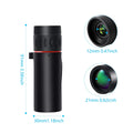 Ultra Hd Portable Monocular Hunting Monocular Telescope Phone Telescope Travel Hiking Camping Birdwatching Telescope