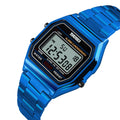 Unisex Digital Bracelet Watches Luxury Stainless Steel Strap LED Waterproof Chronograph Fashion Alarm - Visuel 12 | SAMAG