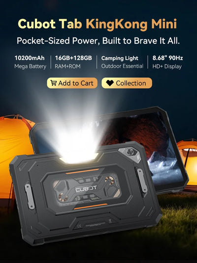 Android Tablet Cubot TAB KingKong Mini, 10200mAh Mega | SAMAG