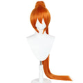 Osana Najimi's Orange Double Tigers With Long Ponytail In 'Sick Beauty Simulator' High Heat Resistant Synthetic Wigs