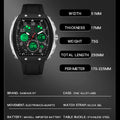 SANDA 6157 Luxury Men's Electronic Watch Sport Type Multi Functional Waterproof LED Fashion Trend Student - Visuel 4 | SAMAG
