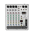 6-Channel Audio Mixer, DJ Mixer with USB Audio Interface, Bluetooth Function, 16 DSP Effects, and 3-Band EQ (ARMX-6)