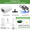 Automatic Plant Flower Watering Pump Home Sprinkler Drip Irrigation Device 2/4/8/16 Heads Pump Timer System Kit Garden Tool