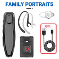 ABBREE Walkie Talkie Wireless Bluetooth Headphone Handsfree Earpiece Replacement for Baofeng UV-5RH UV-32 DM-32 UV-5R MINI UV-21