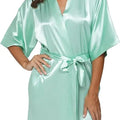 Nightgown Soft Bathrobe Short Women's Lounge Bride | SAMAG