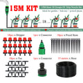 50-5M 1/4'' Hose Adjustable Drippers Automatic Watering Kit for Garden Greenhouse Home Outdoor Sprinkler Drip Irrigation System