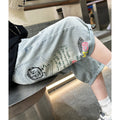 Kids Boys Graffiti Drawing Denim Shorts Elegant Children Casual Ripped Short Jeans Capris Pants 5 6 7 8 9 10 11 12 13 14 Year