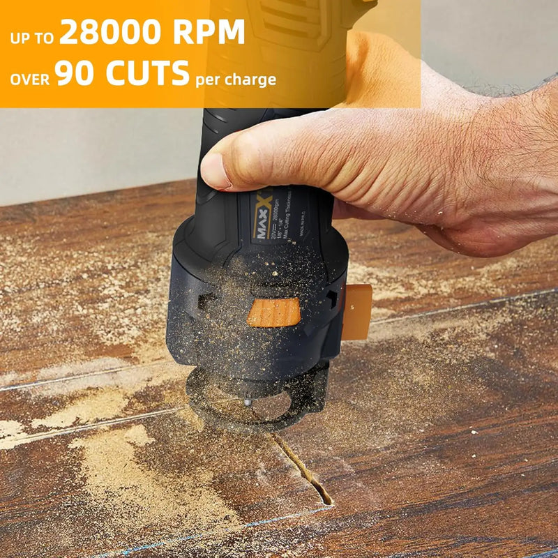 Cordless Drywall Cut Out Tool, MAXXT 20V Rotary Saw Variable Speed with 2.0AhBattery And Quick Charger, Free - View 3 | SAMAG